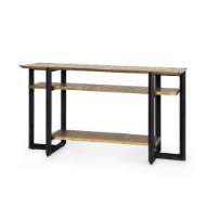 Picture of NORMAN CONSOLE, ANTIQUE BRASS AND DARK BRONZE