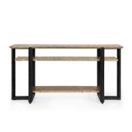 Picture of NORMAN CONSOLE, ANTIQUE BRASS AND DARK BRONZE