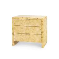 Picture of EMIL 3-DRAWER SIDE TABLE, BURL