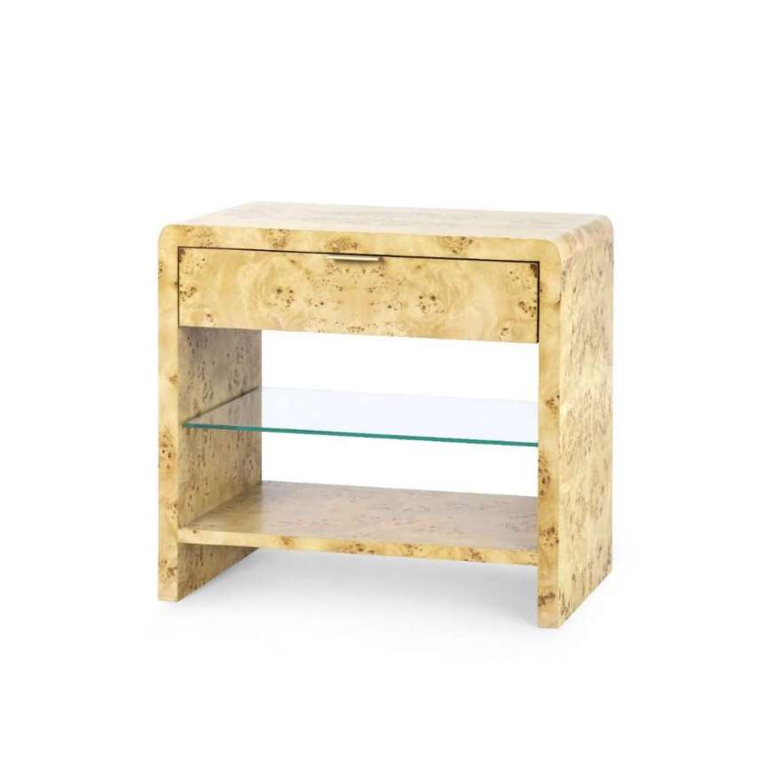 Picture of EMIL 1-DRAWER SIDE TABLE, BURL