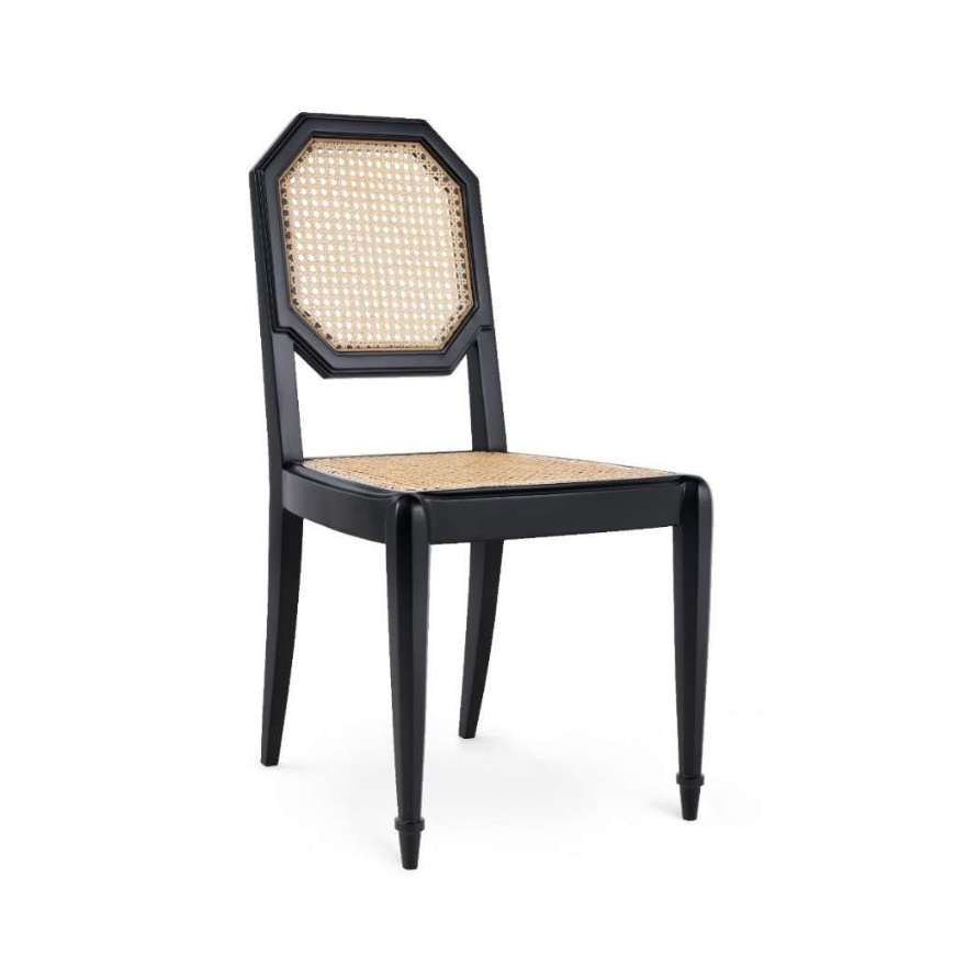 Picture of LEILA SIDE CHAIR, FLAT BLACK