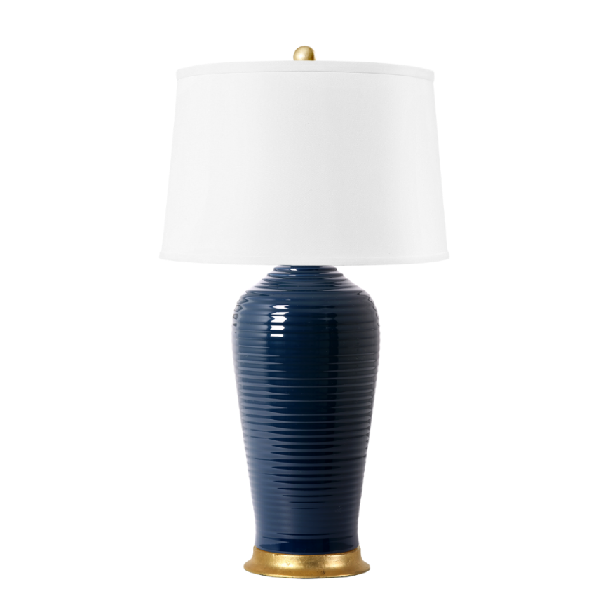 Picture of KAYLIN LAMP, NAVY BLUE