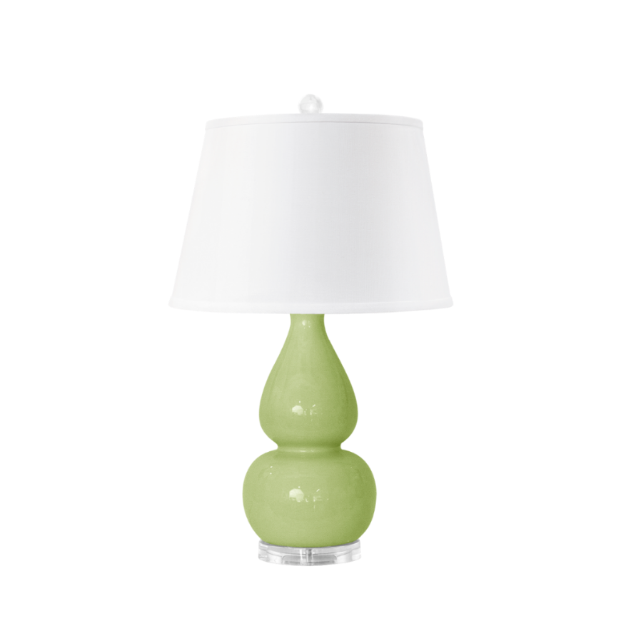 Picture of EMILIA LAMP WITH SHADE, LIGHT GREEN