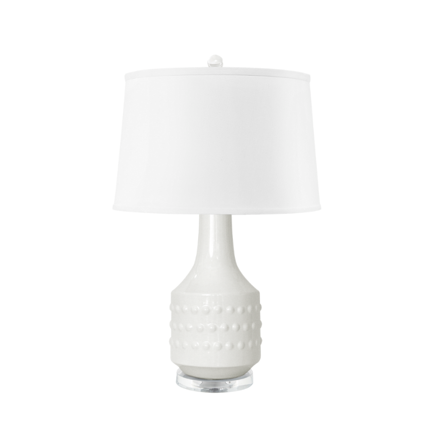 Picture of MARIAH LAMP WITH SHADE, WHITE CLOUD