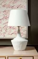 Picture of ENNY LAMP, PLASTER WHITE