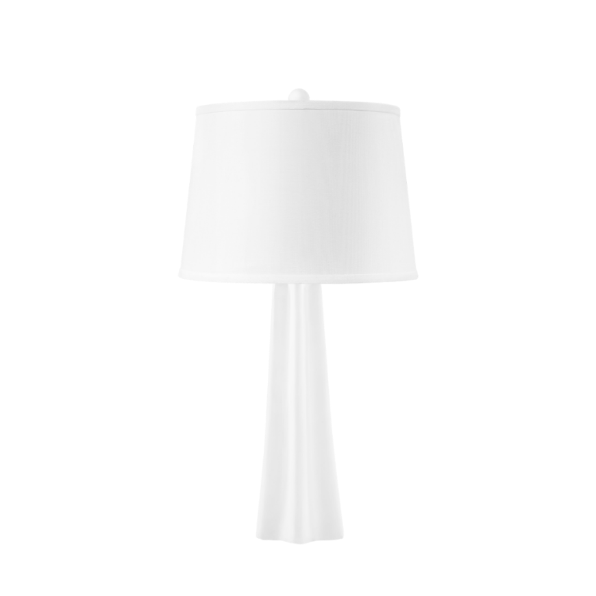 Picture of ESTRELLA LAMP WITH SHADE, PLASTER WHITE