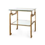 Picture of ANTON SIDE TABLE, GOLD LEAF