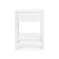 Picture of HARLOW 1-DRAWER SIDE TABLE, WHITE PEARL