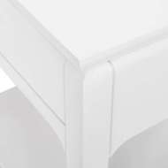 Picture of HARLOW 1-DRAWER SIDE TABLE, WHITE PEARL