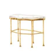 Picture of CRISTAL SIDE TABLE, GOLD LEAF