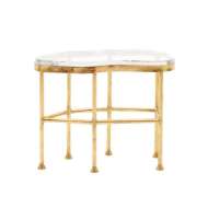 Picture of CRISTAL SIDE TABLE, GOLD LEAF