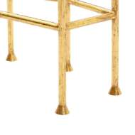 Picture of CRISTAL SIDE TABLE, GOLD LEAF