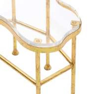 Picture of CRISTAL SIDE TABLE, GOLD LEAF