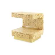 Picture of EMIL 2-DRAWER SIDE TABLE, BURL