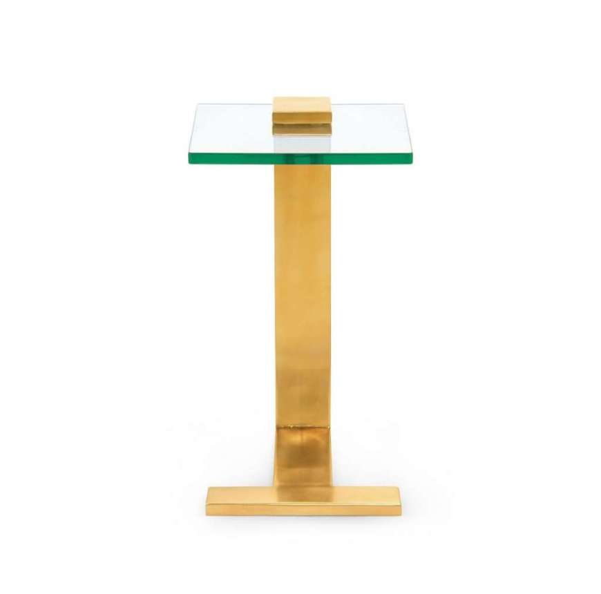 Picture of ELLE SIDE TABLE, BRUSHED BRASS