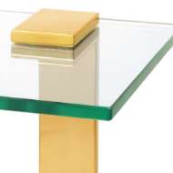 Picture of ELLE SIDE TABLE, BRUSHED BRASS