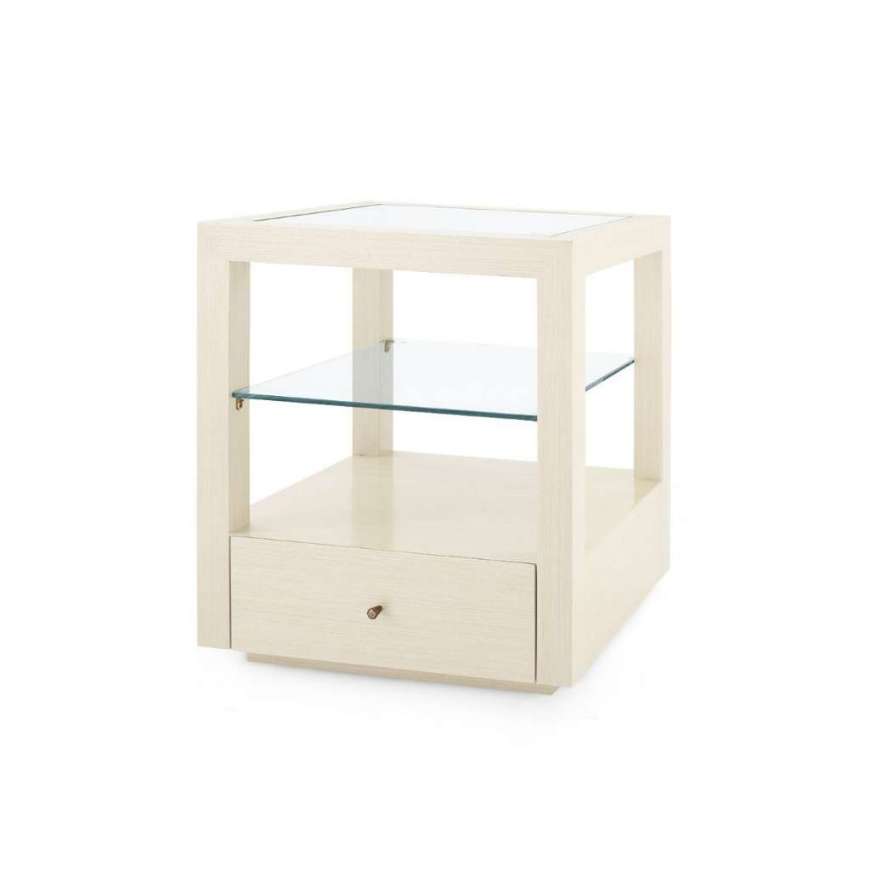 Picture of GAVIN 1-DRAWER SIDE TABLE, BLANCHED OAK