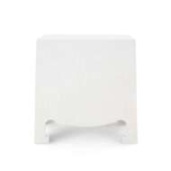 Picture of JACQUI 3-DRAWER SIDE TABLE, CHIFFON WHITE GRASSCLOTH