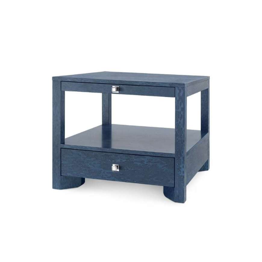 Picture of LUGANO 1-DRAWER SIDE TABLE, DEEP NAVY.