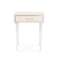 Picture of JOLENE 1-DRAWER SIDE TABLE, IVORY