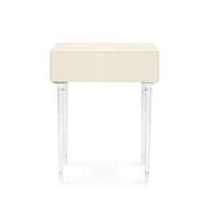 Picture of JOLENE 1-DRAWER SIDE TABLE, IVORY