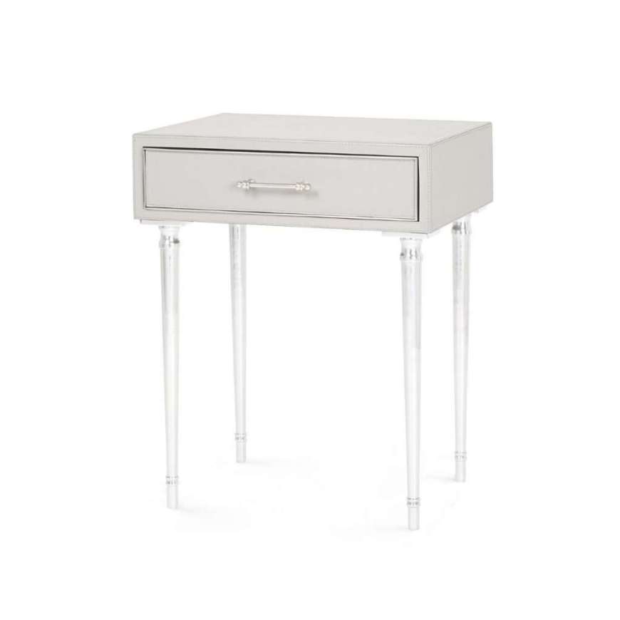 Picture of JOLENE 1-DRAWER SIDE TABLE, GRAY