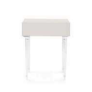 Picture of JOLENE 1-DRAWER SIDE TABLE, GRAY