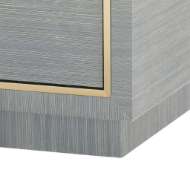 Picture of PARKER 2-DRAWER SIDE TABLE, SLATE BLUE SHIMMER