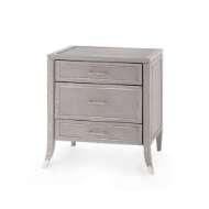 Picture of PAULINA 3-DRAWER SIDE TABLE, SOFT GRAY