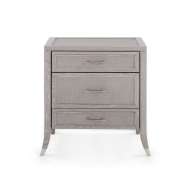 Picture of PAULINA 3-DRAWER SIDE TABLE, SOFT GRAY