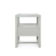 Picture of VIVIAN 1-DRAWER SIDE TABLE, SOFT GRAY