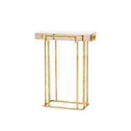 Picture of PRISM SIDE TABLE, GOLD LEAF