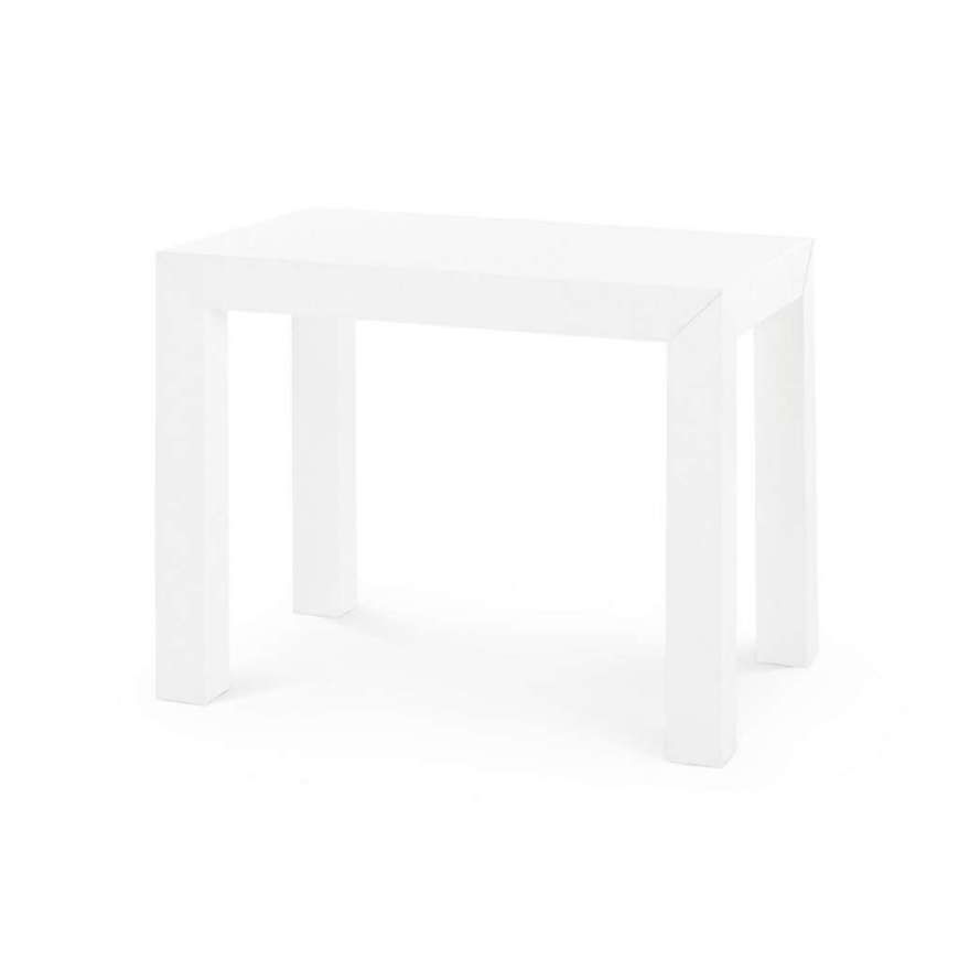 Picture of PARSONS SIDE TABLE, CHIFFON WHITE