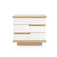 Picture of SIMON 3-DRAWER SIDE TABLE, LIGHT NATURAL SHIMMER