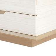 Picture of SIMON 3-DRAWER SIDE TABLE, LIGHT NATURAL SHIMMER