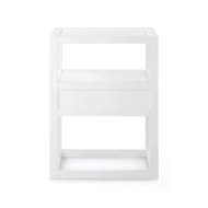 Picture of NEWPORT 1-DRAWER SIDE TABLE, WHITE PEARL