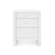 Picture of MORGAN 3-DRAWER SIDE TABLE, CHIFFON WHITE