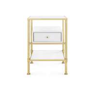 Picture of MARCEL 1-DRAWER SIDE TABLE, WHITE