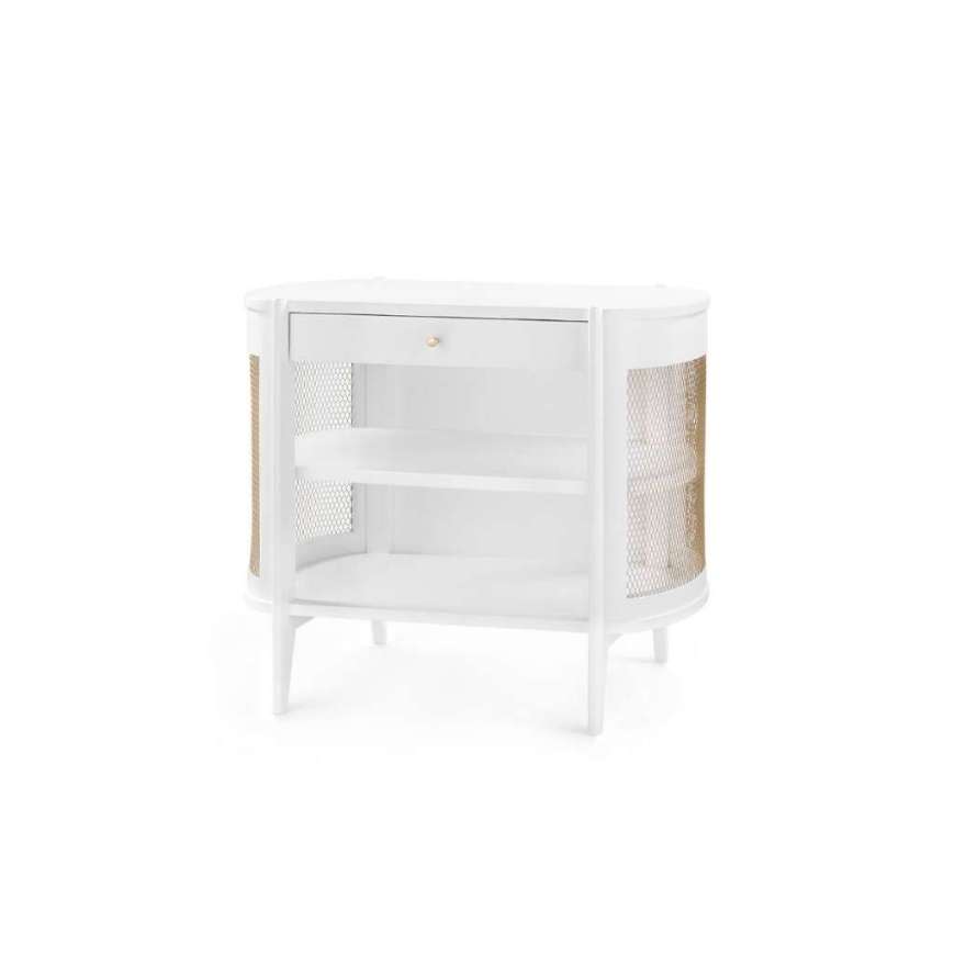 Picture of NADIA 1-DRAWER SIDE TABLE, VANILLA