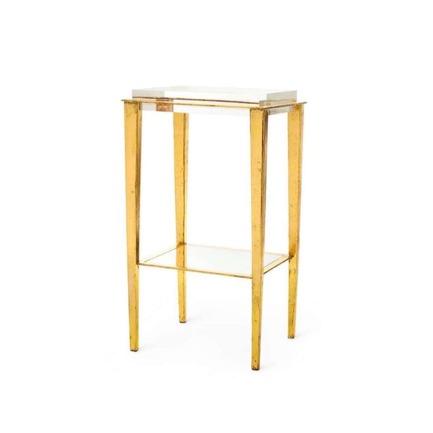 Picture of KIMBERLY SIDE TABLE, GOLD LEAF