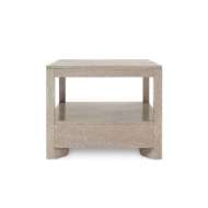 Picture of LUGANO 1-DRAWER SIDE TABLE, TAUPE GRAY