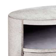 Picture of JULIUS 2-DRAWER SIDE TABLE, GRAY