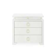 Picture of ELINA 3-DRAWER SIDE TABLE, VANILLA