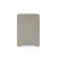 Picture of FEDOR 2-DRAWER SIDE TABLE, MOSS GRAY TWEED