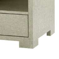 Picture of FEDOR 2-DRAWER SIDE TABLE, MOSS GRAY TWEED