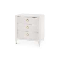 Picture of FAIRFAX 3-DRAWER SIDE TABLE, VANILLA