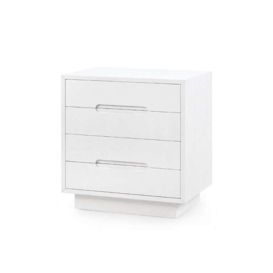 Picture of CORA 4-DRAWER END TABLE, SOFT WHITE