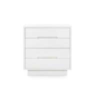 Picture of CORA 4-DRAWER END TABLE, SOFT WHITE