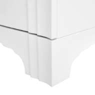 Picture of FLANDERS 3-DRAWER SIDE TABLE, WHITE PEARL