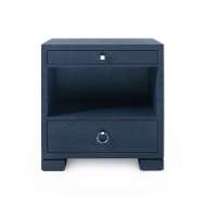 Picture of FRANCES 2-DRAWER SIDE TABLE, DEEP NAVY